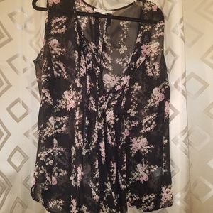 Floral tank top